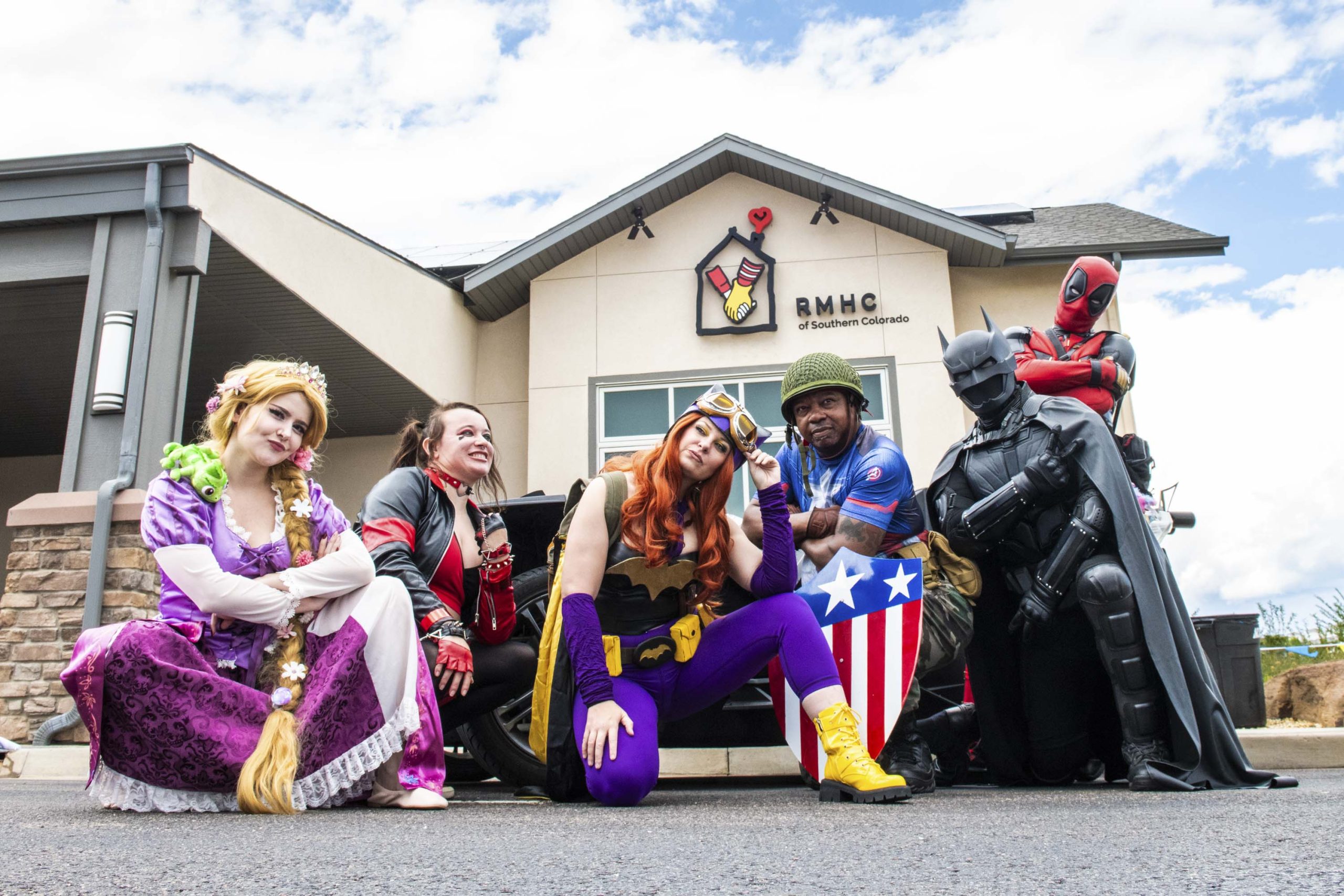 Superheroes at Ronald McDonald House, Southern Colorado, Colorado Springs, Heart of the Summer