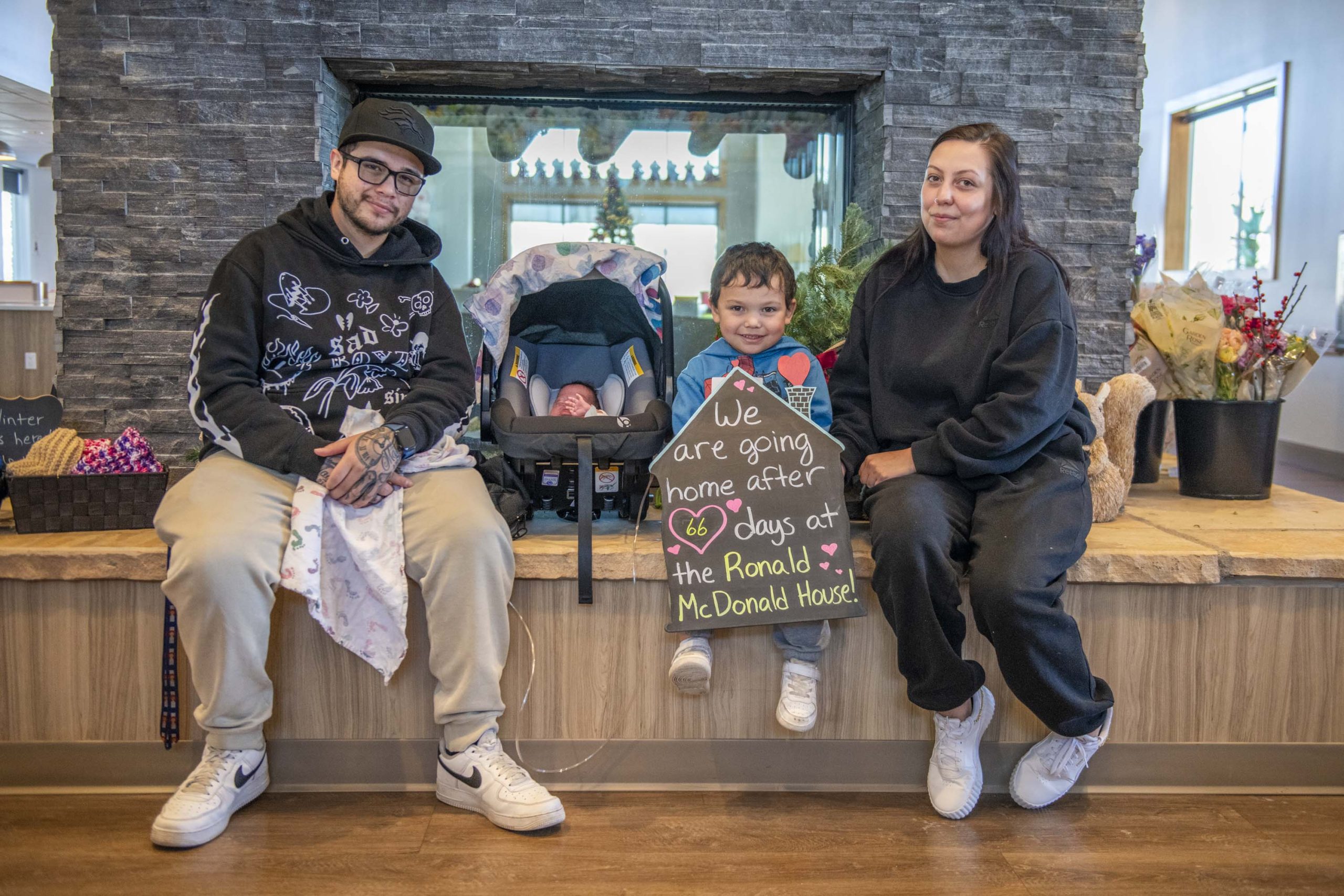 Family at Ronald McDonald House Southern Colorado
