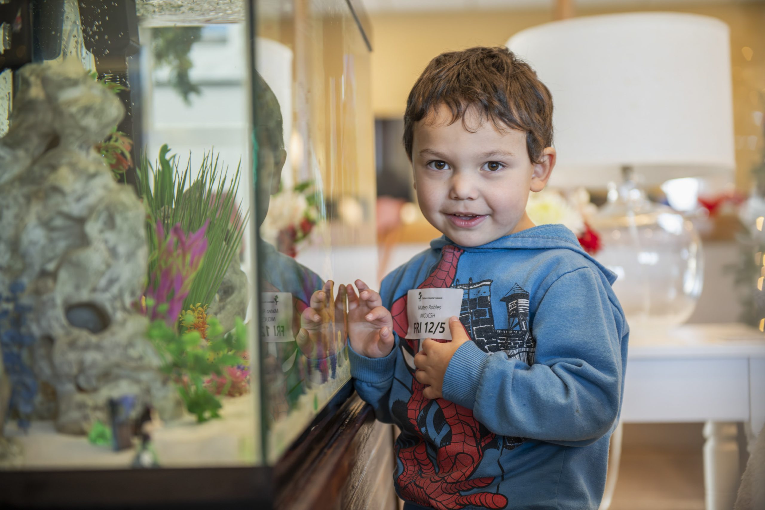 Kid playing at the Ronald McDonald House Southern Colorado