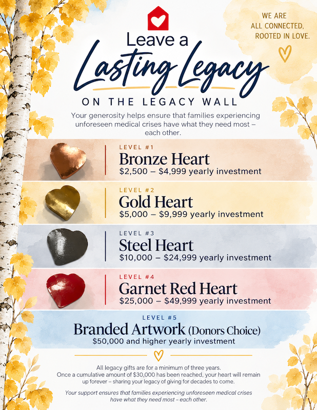 The Legacy Wall at Ronald McDonald House, Southern Colorado, Colorado Springs