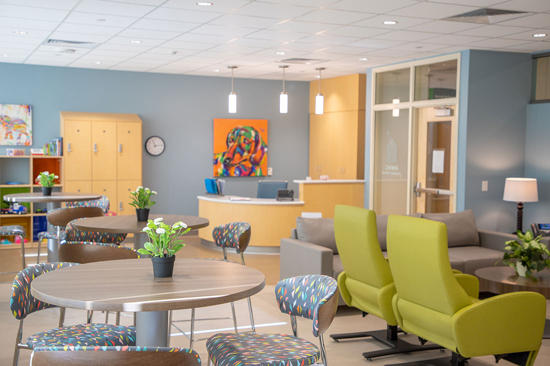 Family Room at Children’s Hospital Colorado, Golisano Children’s Hospital, Colorado Springs, Ronald McDonald House Southern Colorado